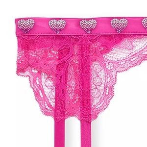 🩷NWT VS SHINE STRAP LACE GARTER BELT VERY SEXY